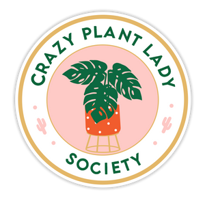 Crazy Plant Lady Society Sticker