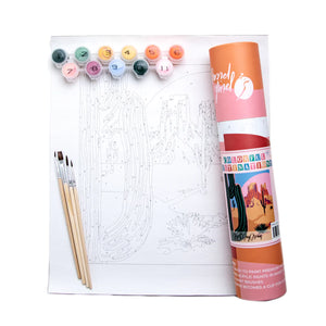 Paint By Number Kit | Desert