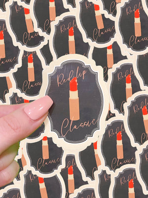 Red Lip Classic Sticker