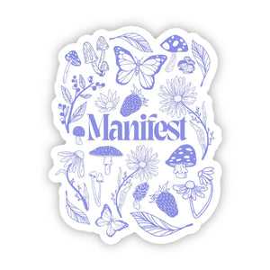 Manifest Sticker - Floral