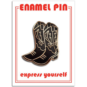 Cowboy Boots Enamel Pin