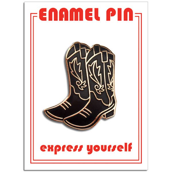 Cowboy Boots Enamel Pin