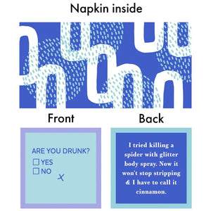 Fav Drink/Be Gin Double Sided Napkins