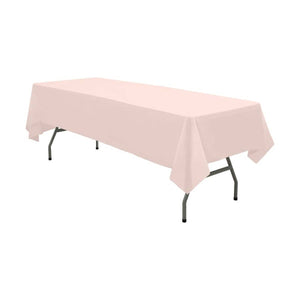 Light Pink Plastic Tablecover