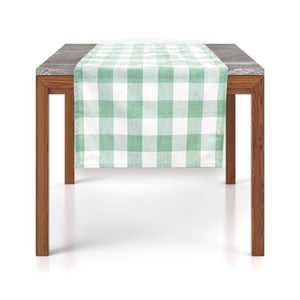 Green Gingham Runner
