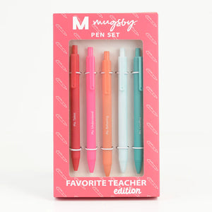 Favorite Teacher Pen Set