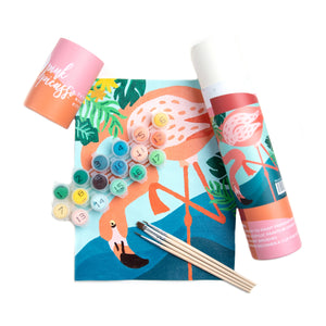 Paint By Number Kit | Flamingo