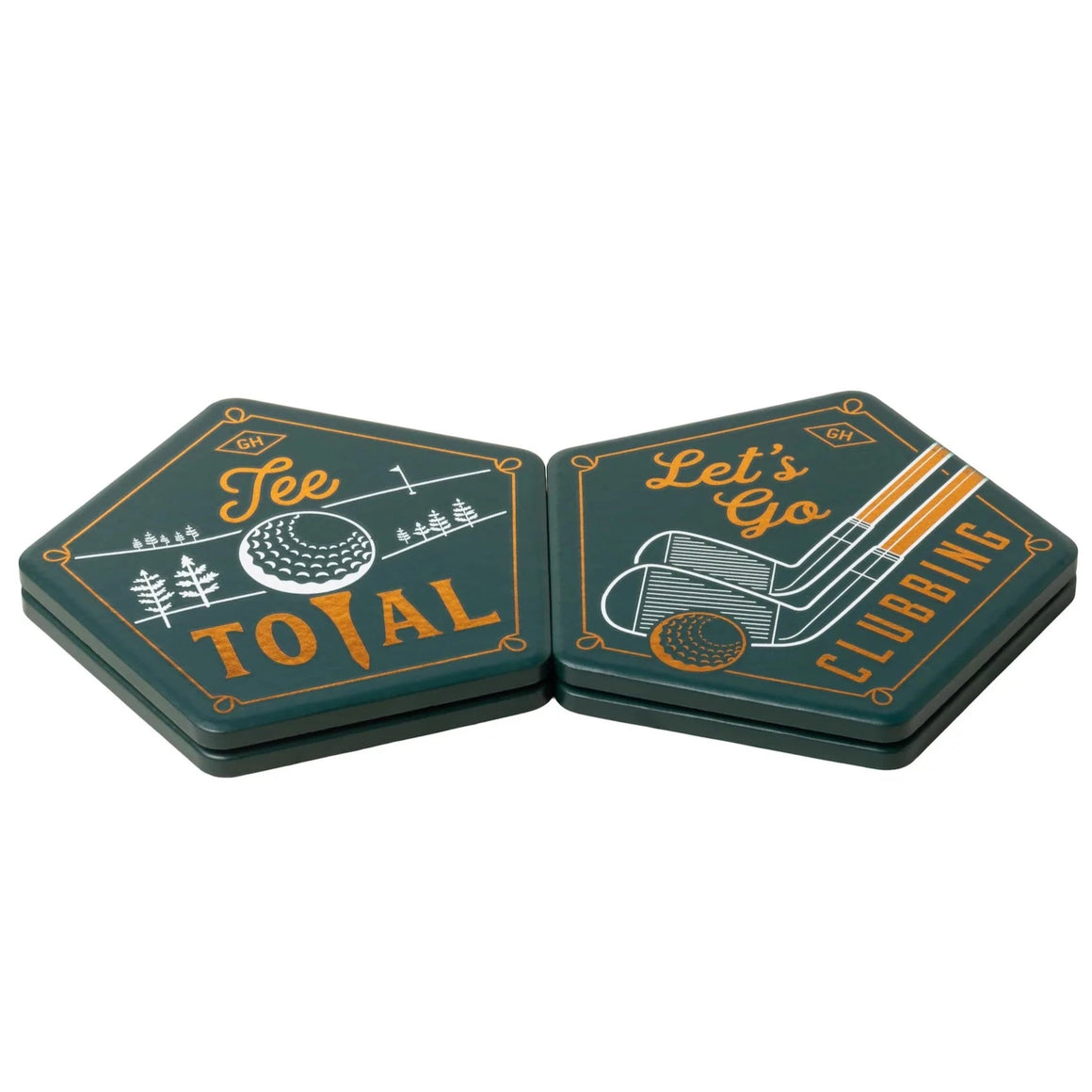 Golf Coasters, Set of 4