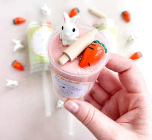 Pink Bunny Play Dough Push Pop