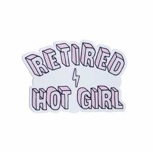 Retired Hot Girl Sticker