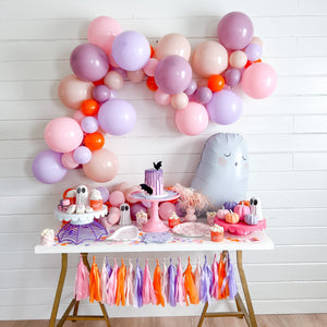 Pink Halloween Tassel Garland