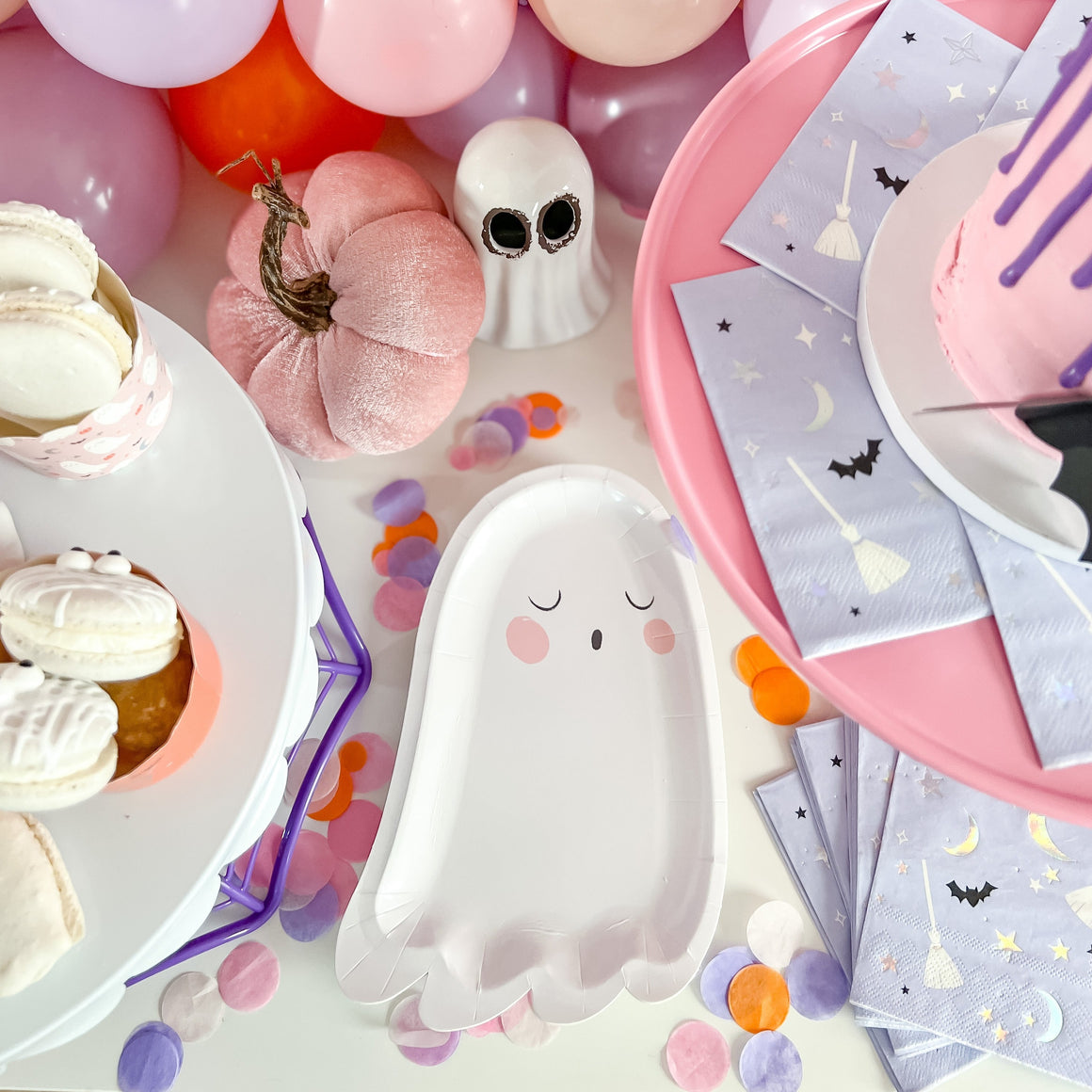 Cute Ghost Shaped Plate