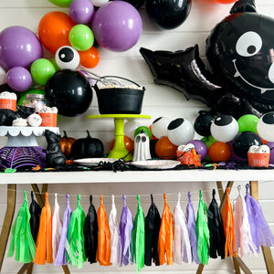 Monster Halloween Tassel Garland