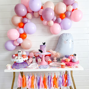 Pink Halloween Tassel Garland