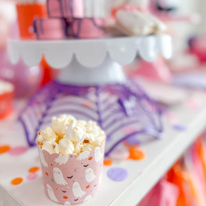 Pink Halloween Food Cups