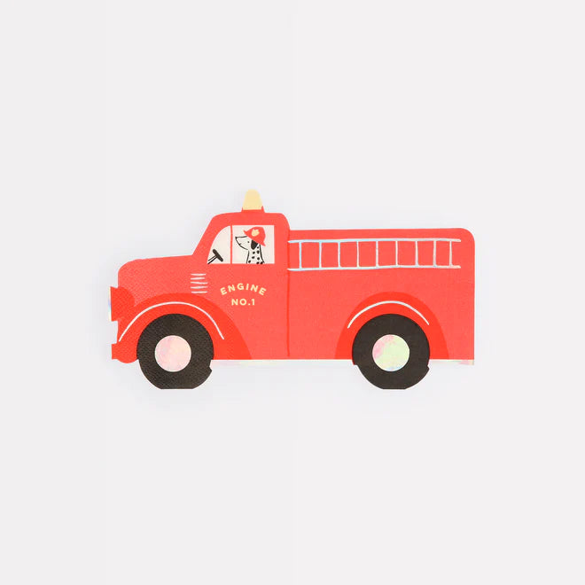 Fire Truck Napkins