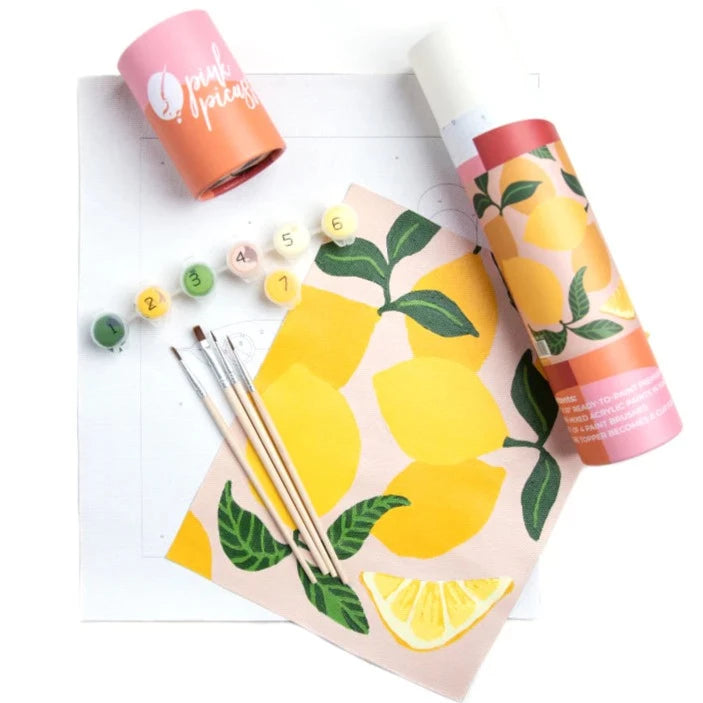 Paint By Number Kit | Lemons