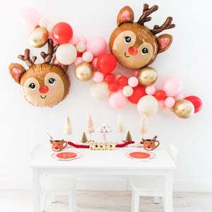 Reindeer Balloon Garland DIY Kit